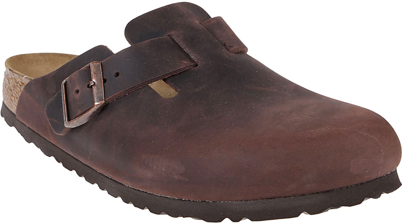 Birkenstock Boston Sliders Brown Bruin
