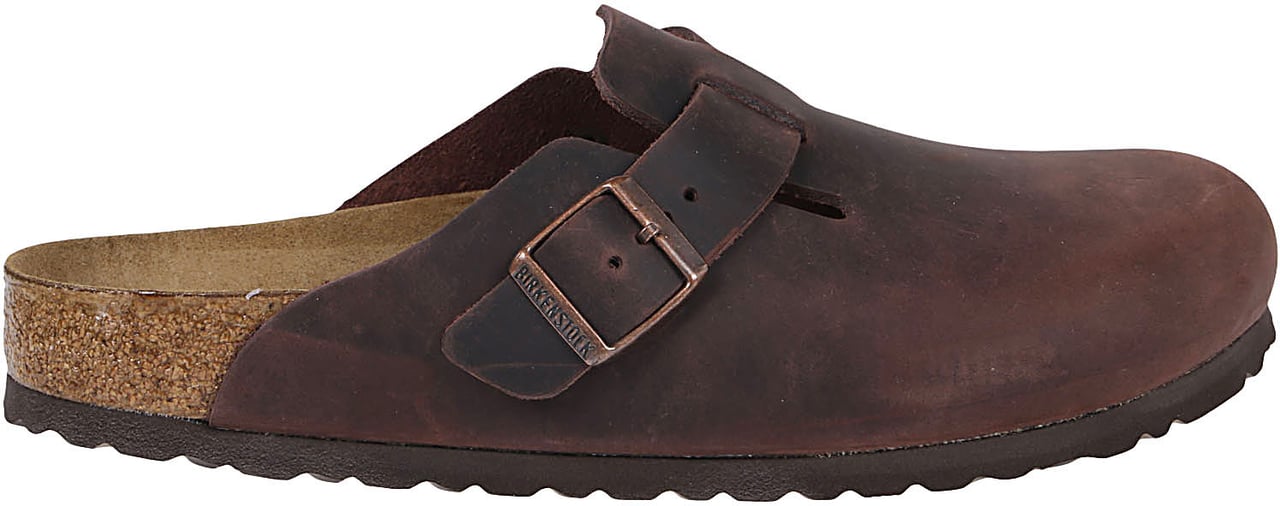 Birkenstock Boston Sliders Brown Bruin