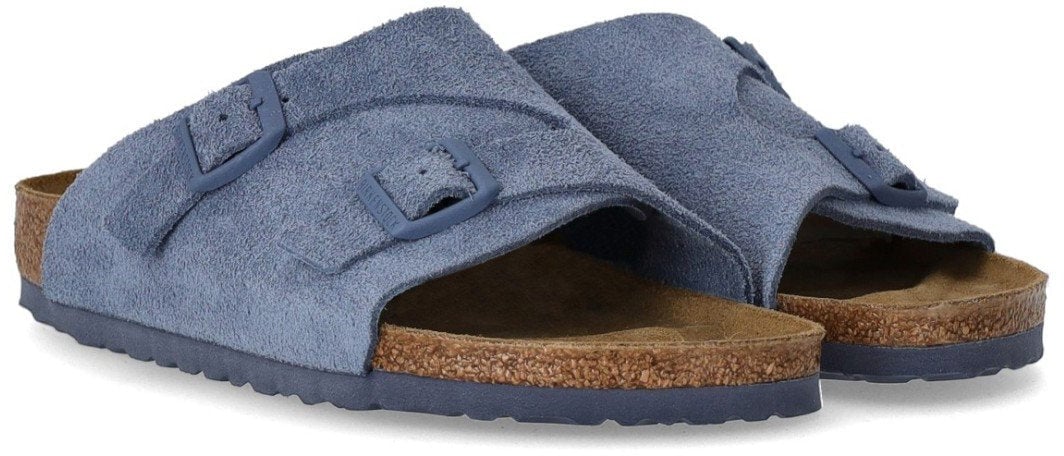 Birkenstock BIRKENSTOCK ZÜRICH ELEMENTAL BLUE SLIDE Lichtblauw