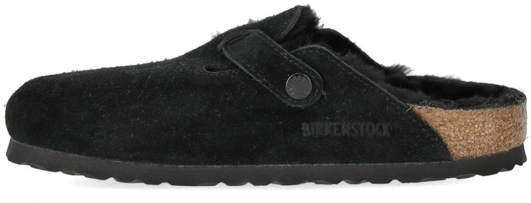 Birkenstock BIRKENSTOCK BOSTON SHEARLING CLOG Zwart