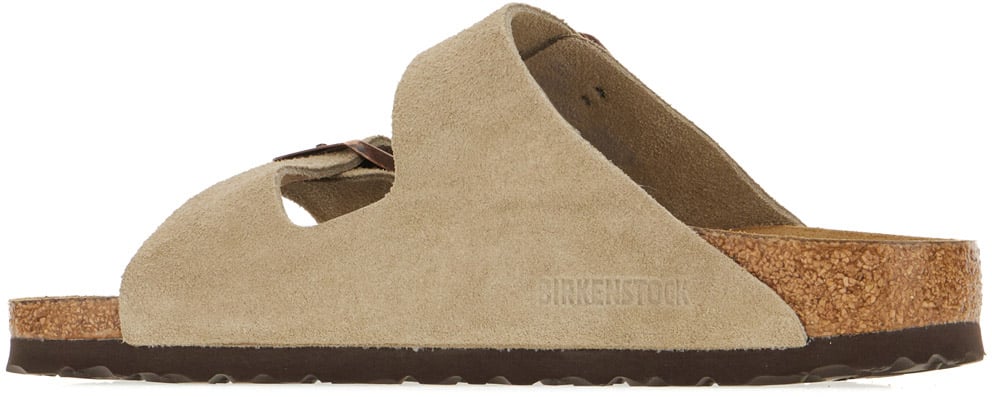 Birkenstock Birkenstock Sand suede Arizona sandals Neutraal