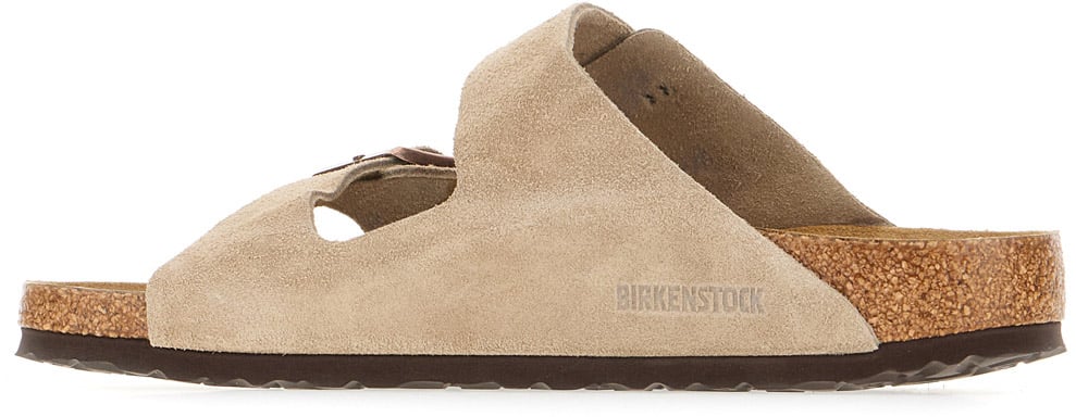 Birkenstock Birkenstock Sand suede Arizona sandals Neutraal