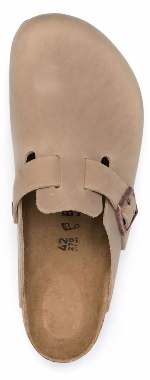 Birkenstock Boston Natural Leather Oiled Tabacco Brown Bruin