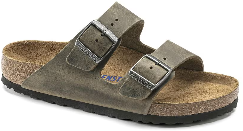 Birkenstock Sandals Faded Khaki Groen