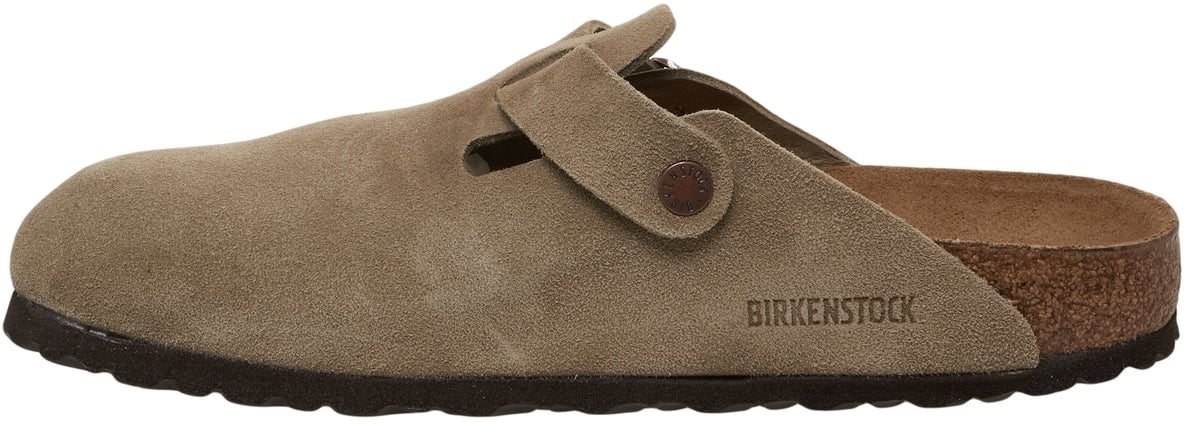 Birkenstock Clogs 'Boston' Taupe
