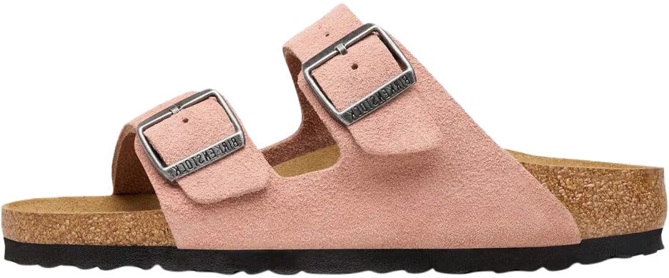 Birkenstock Ciabatta Arizona Suede Leather Pink Clay Divers
