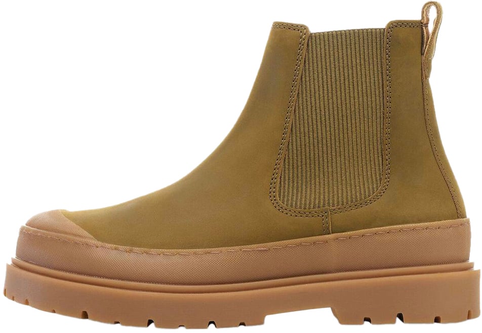 Birkenstock Stivale Prescott Slip On Nubuck Leather Pine Green Divers