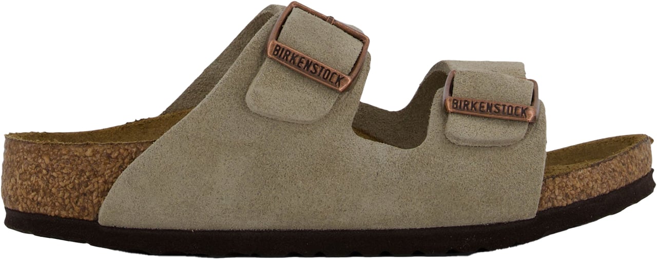 Birkenstock Unisex Slippers In Taupe Taupe