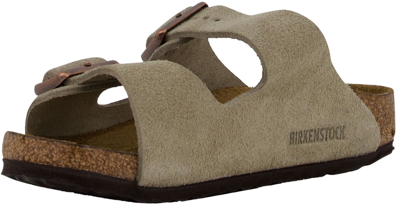 Birkenstock Unisex Slippers In Taupe Taupe