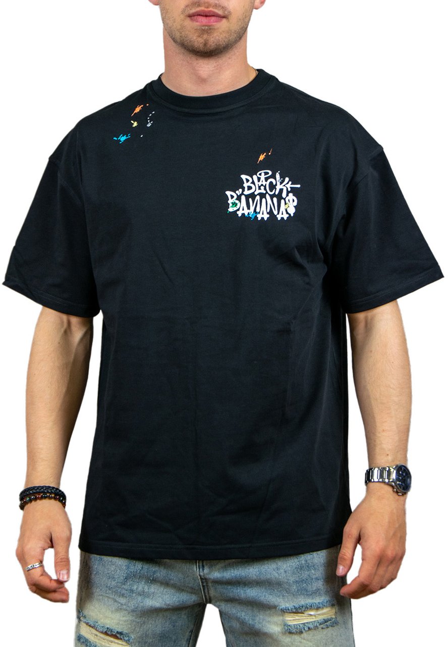 Black Bananas Black Bananas Painters T-Shirt Zwart