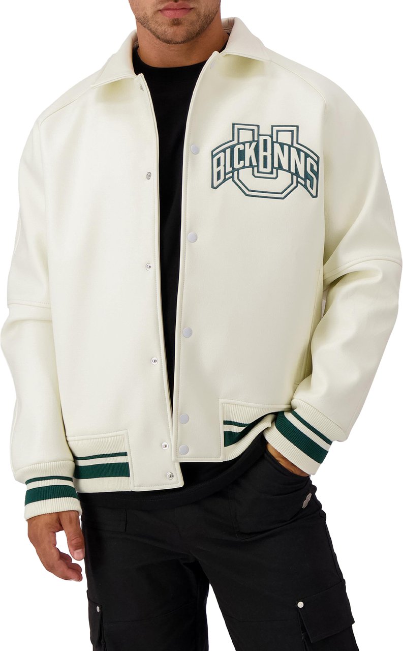 Black Bananas University Jacket Beige