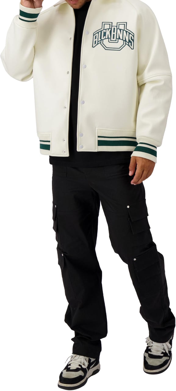 Black Bananas University Jacket Beige