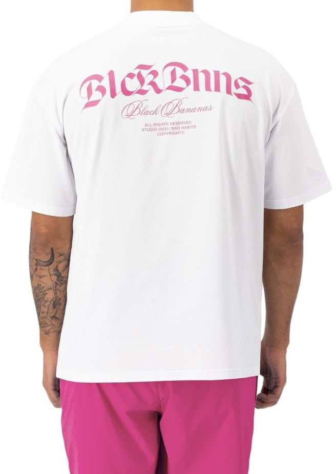 Black Bananas Heren T-Shirt Roze