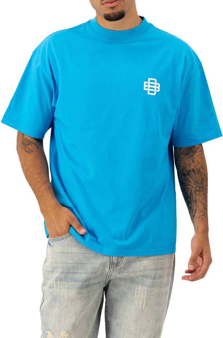 Black Bananas Mono Tee Blauw