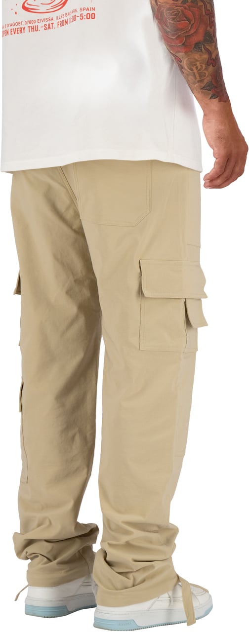Black Bananas Monogram Tech Cargo Pants Beige