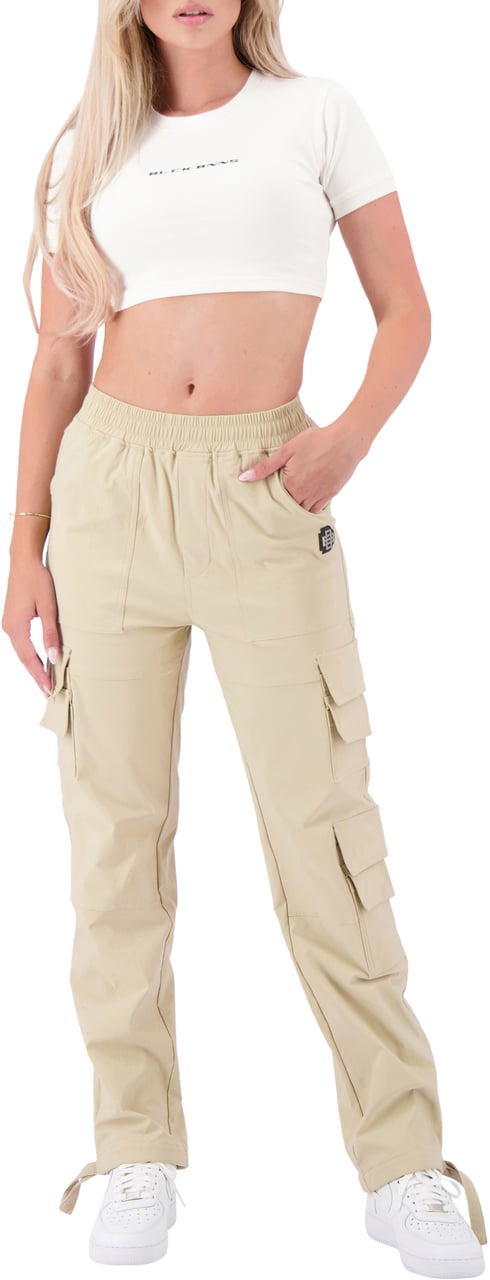 Black Bananas Monogram Tech Cargo Pants Beige