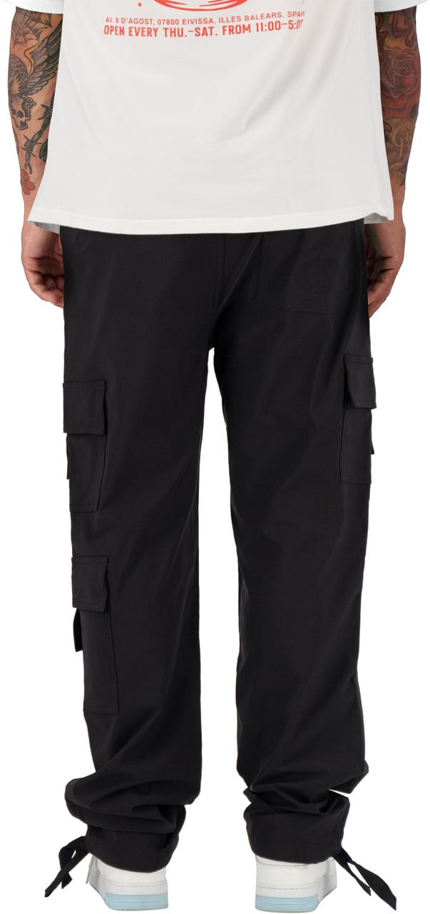 Black Bananas Monogram Tech Cargo Pants Zwart