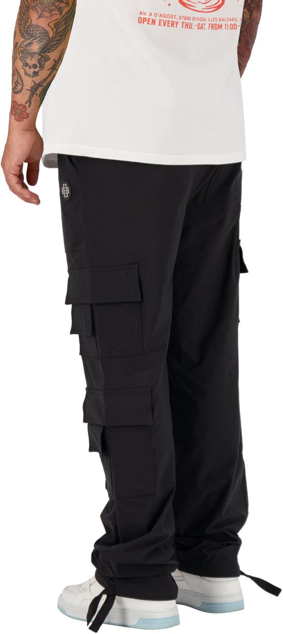 Black Bananas Monogram Tech Cargo Pants Zwart