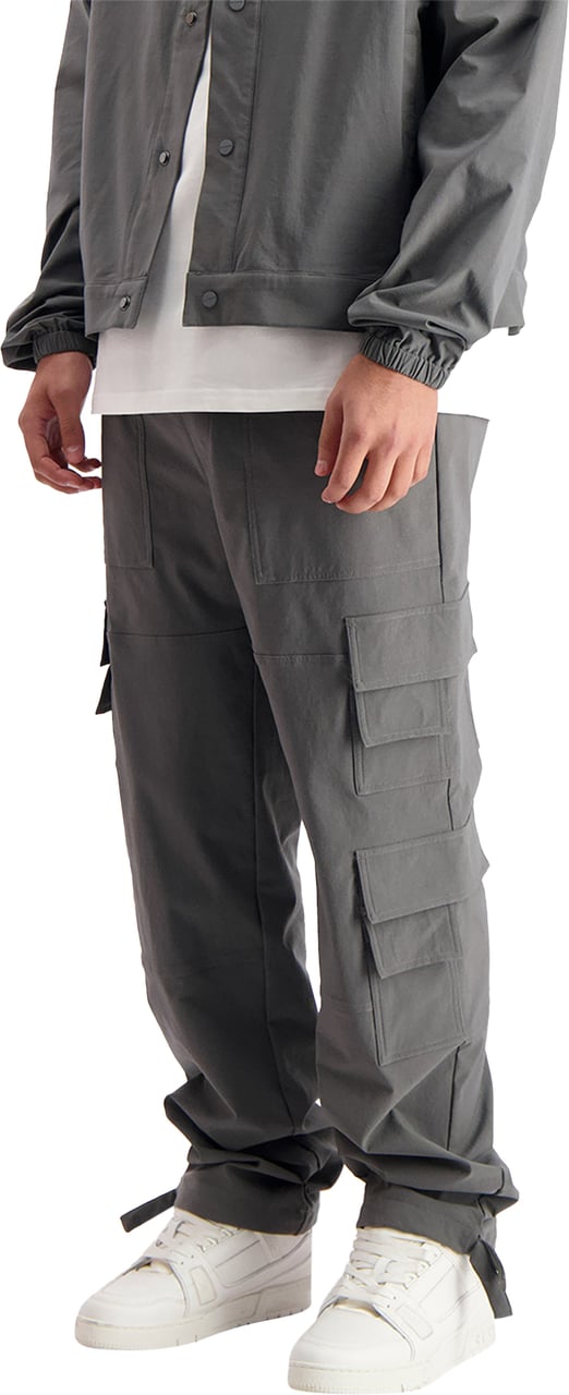 Black Bananas Monogram Tech Cargo Pants Grijs