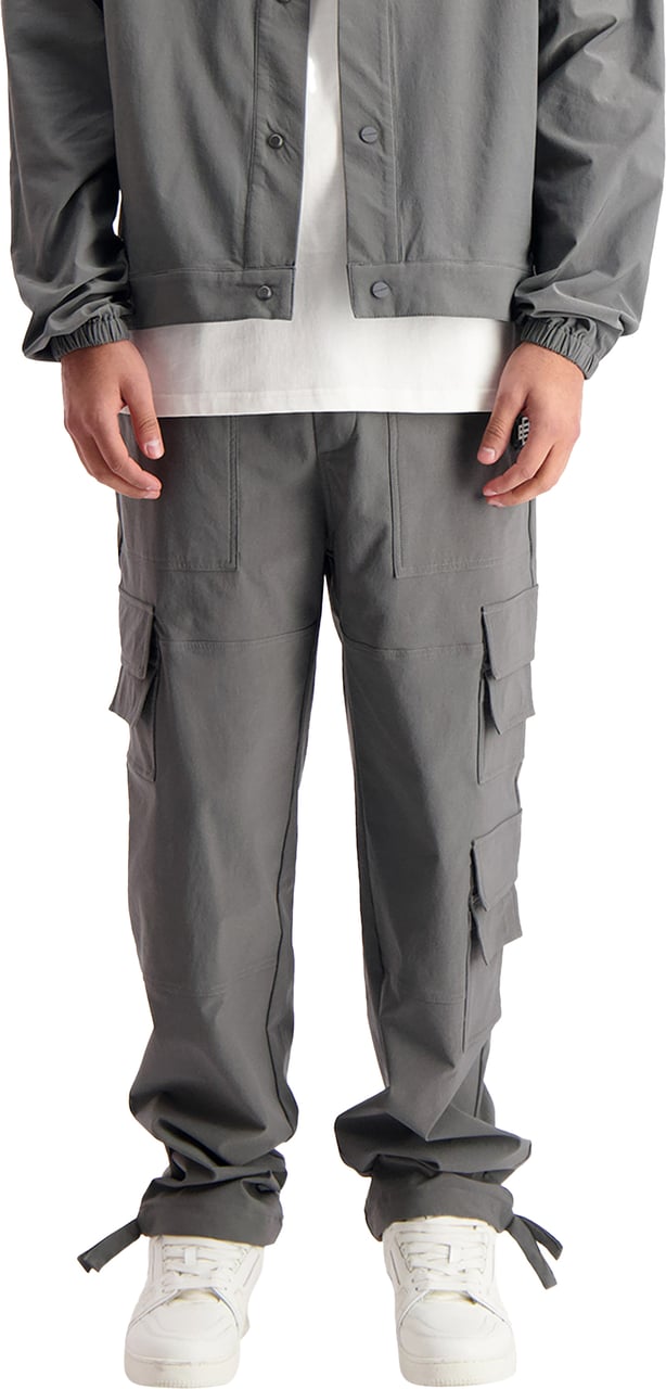 Black Bananas Monogram Tech Cargo Pants Grijs