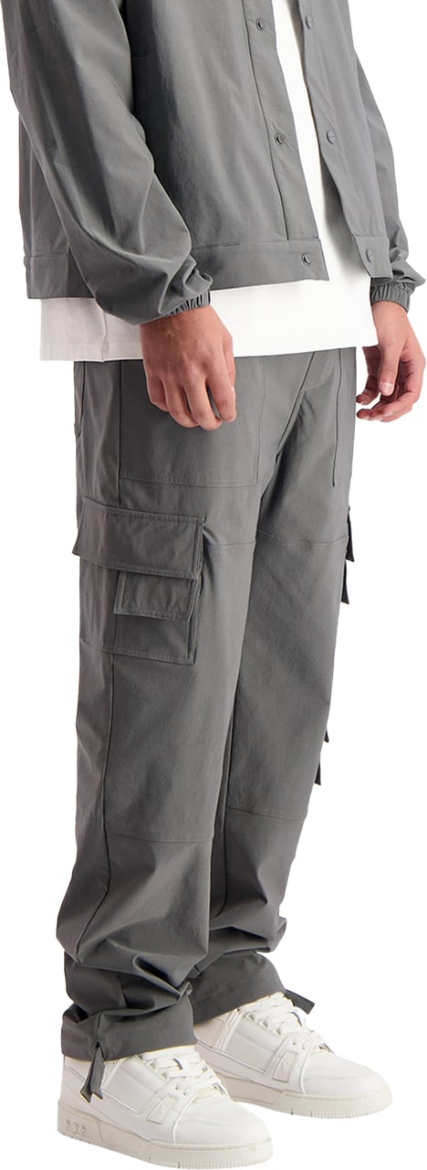 Black Bananas Monogram Tech Cargo Pants Grijs
