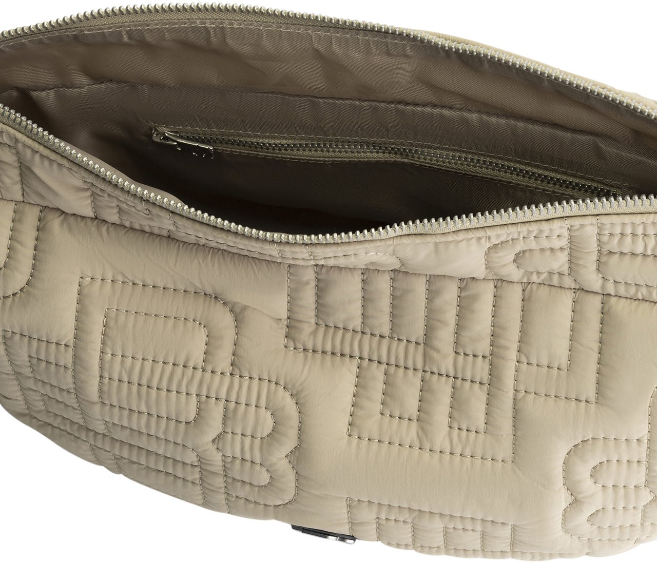 Black Bananas Monogram Quilted Sling Bag Bruin