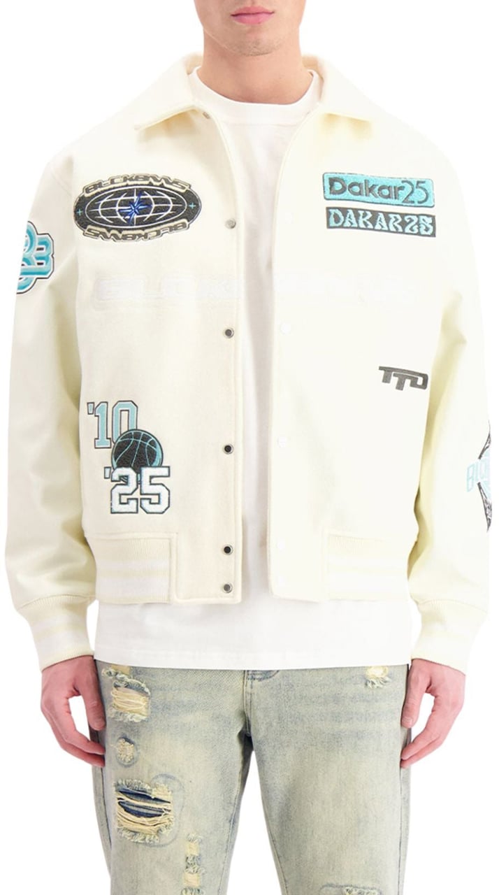 Black Bananas Desert Race Varsity Jas Beige