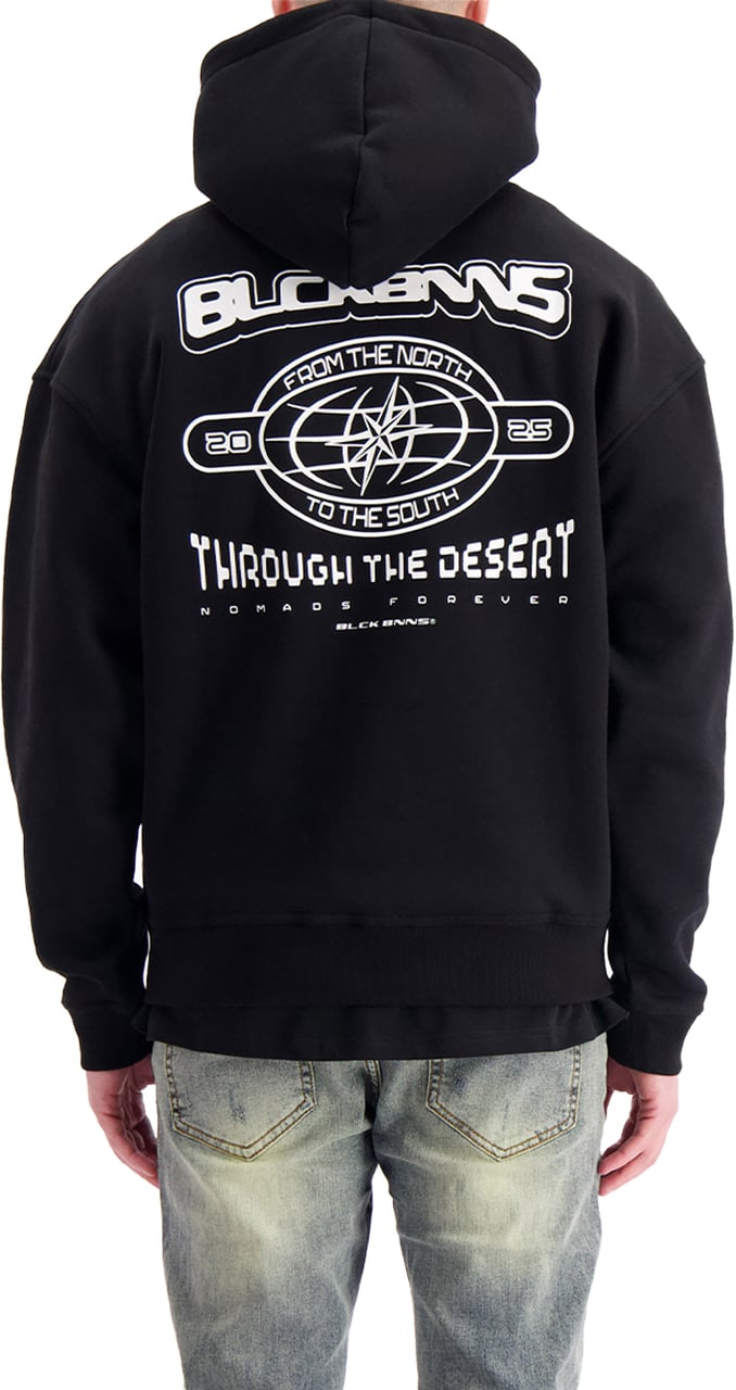 Black Bananas Compass Hoodie Zwart