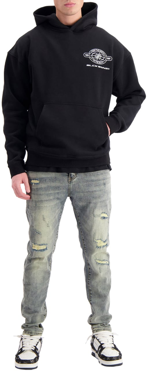 Black Bananas Compass Hoodie Zwart