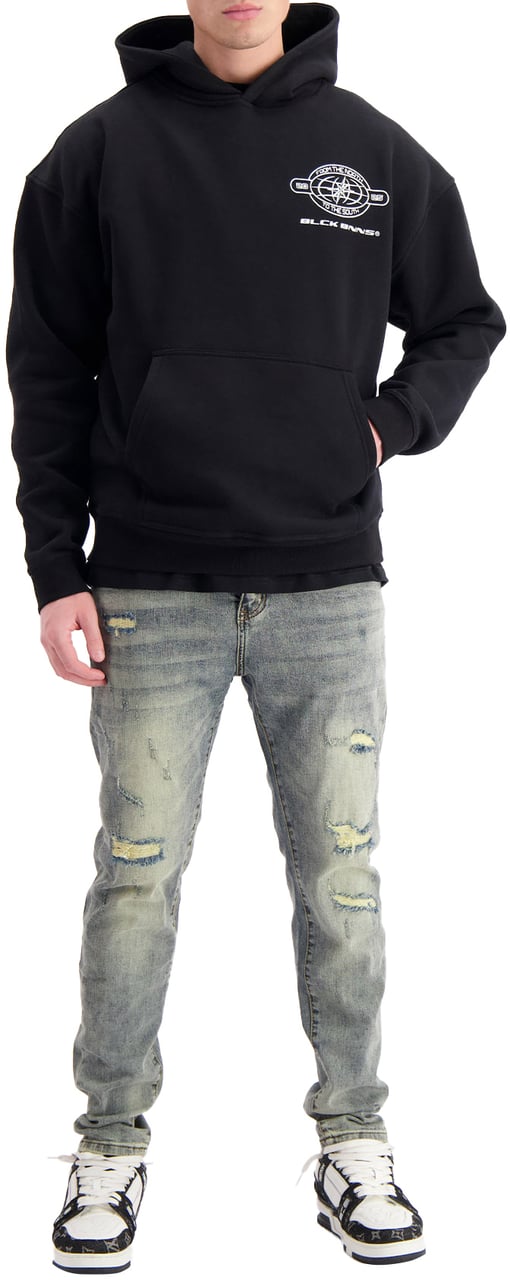 Black Bananas Compass Hoodie Zwart