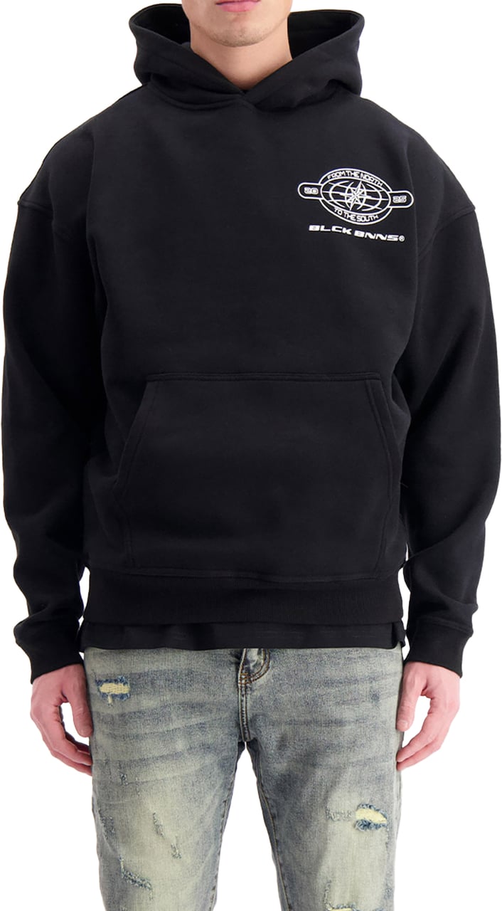 Black Bananas Compass Hoodie Zwart