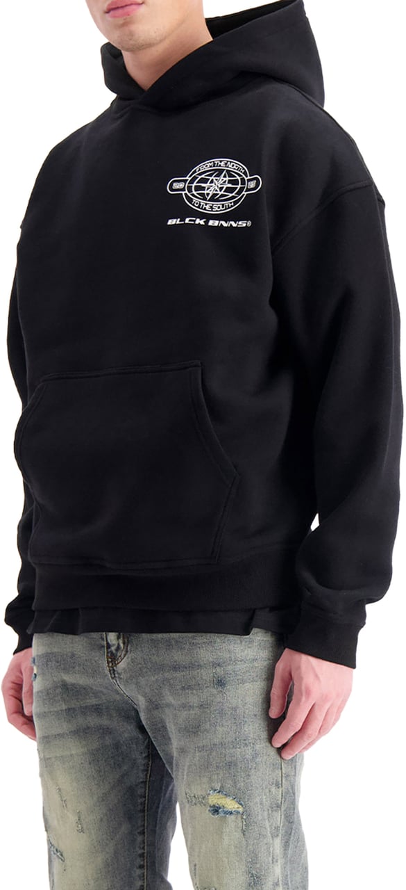 Black Bananas Compass Hoodie Zwart
