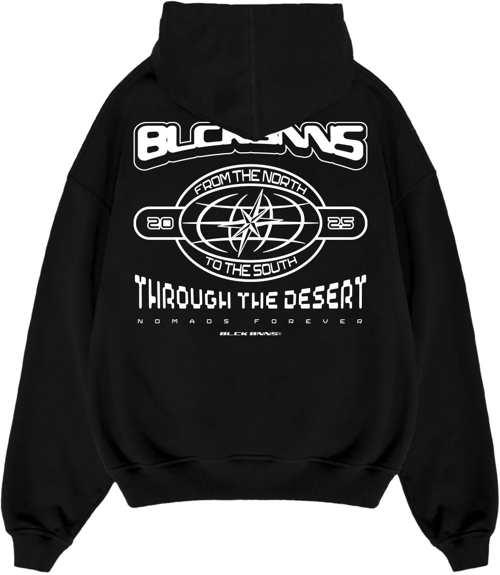 Black Bananas Compass Hoodie Zwart