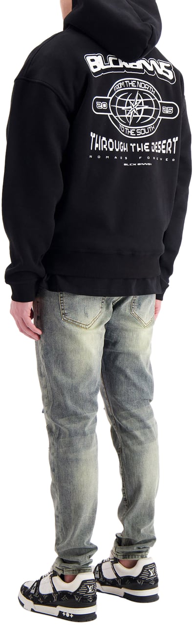 Black Bananas Compass Hoodie Zwart