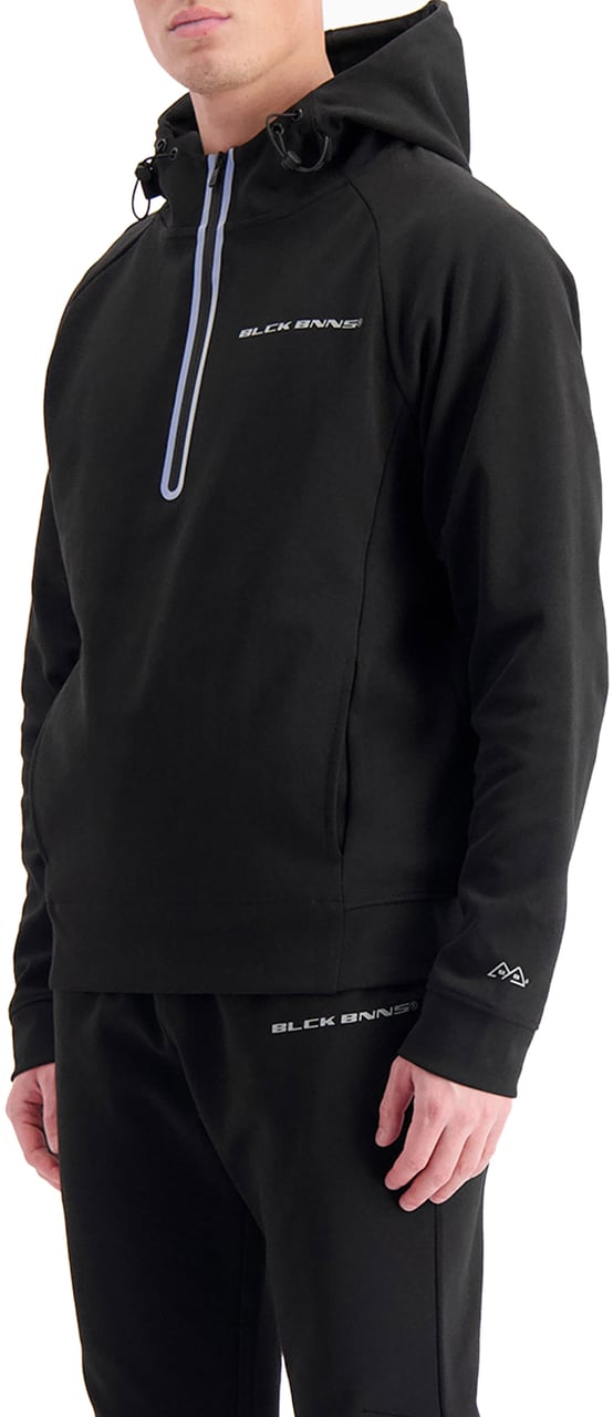 Black Bananas Initial Tech Hoodie Zwart