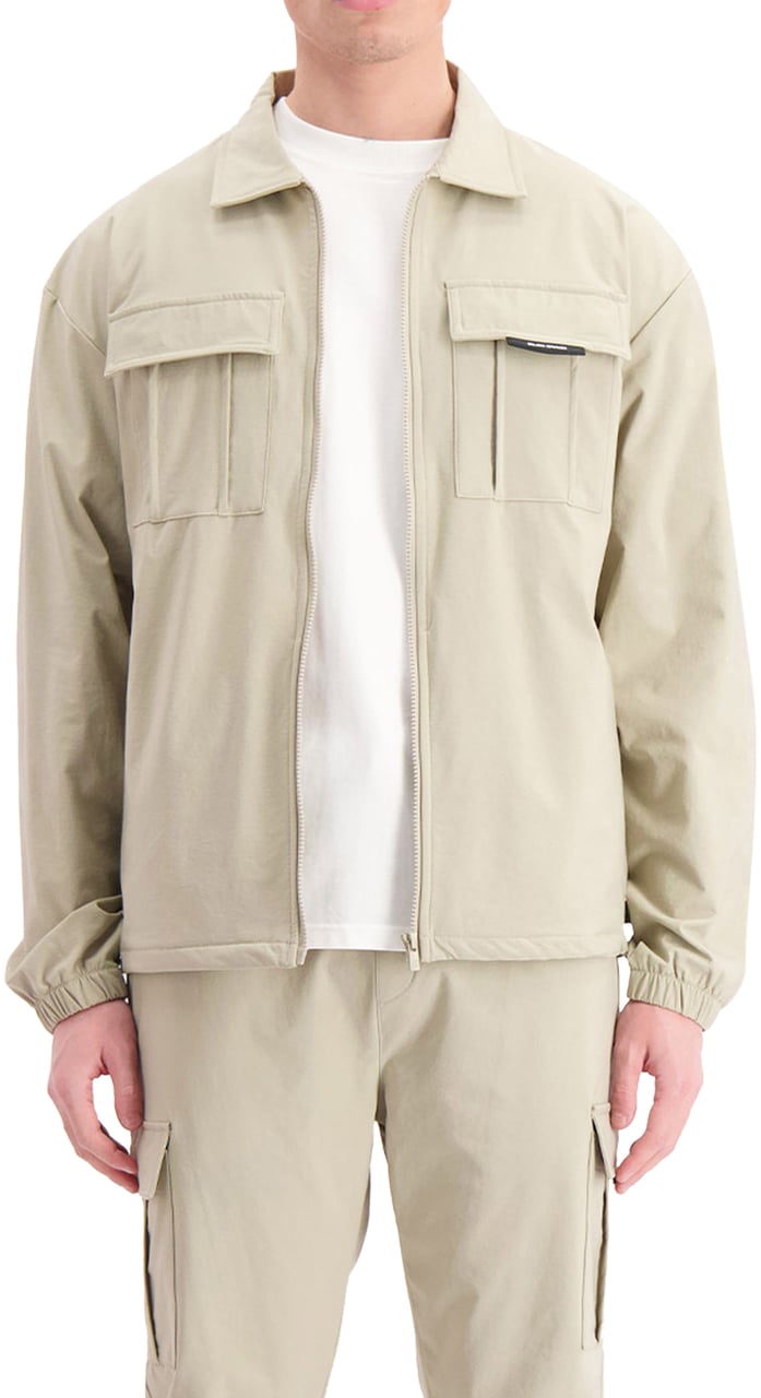 Black Bananas Delta Cargo Jacket Beige