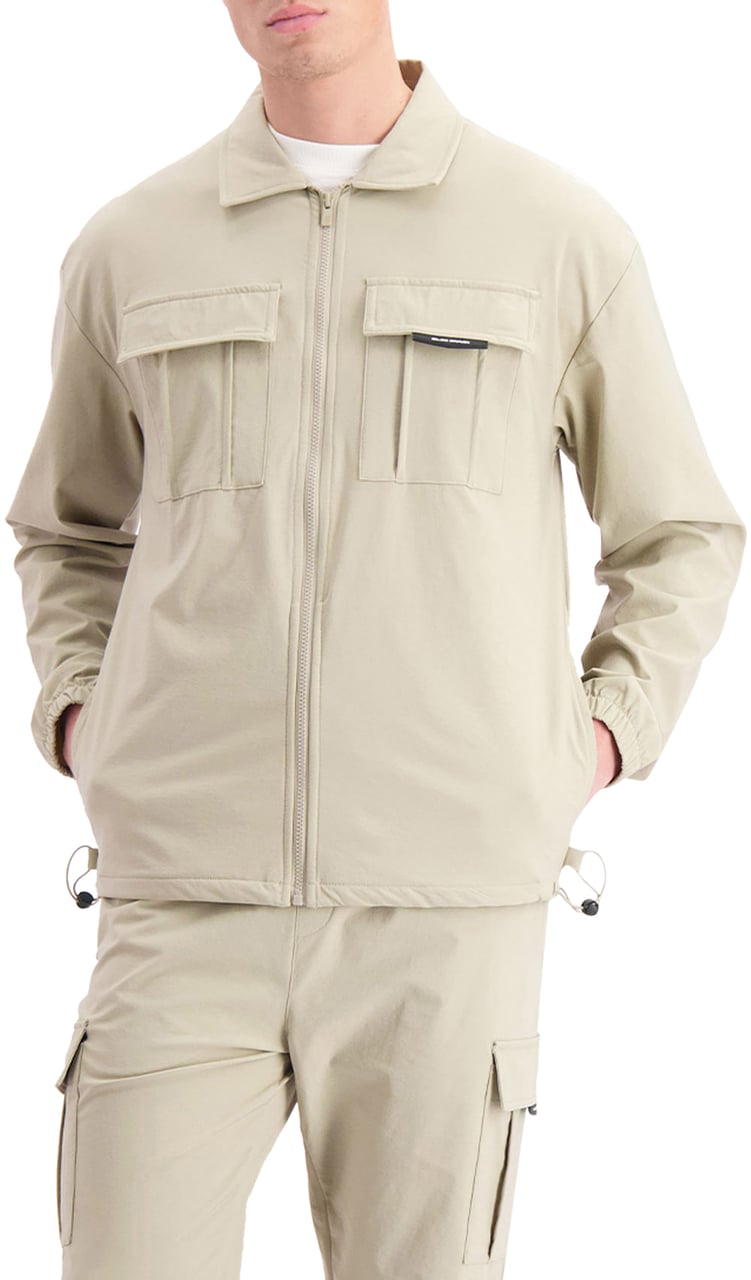 Black Bananas Delta Cargo Jacket Beige