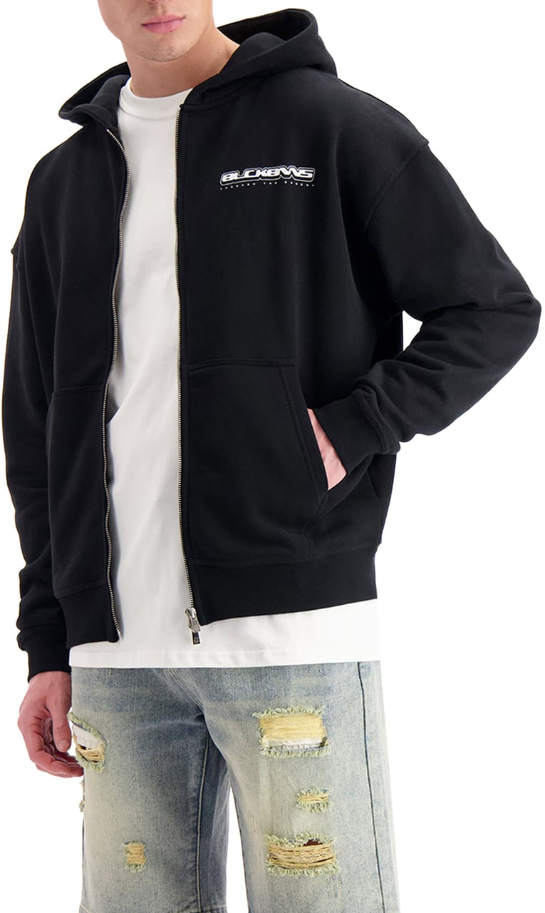 Black Bananas Ttd Zip Hoodie Zwart