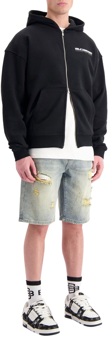 Black Bananas Ttd Zip Hoodie Zwart