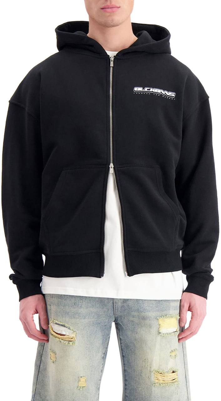 Black Bananas Ttd Zip Hoodie Zwart