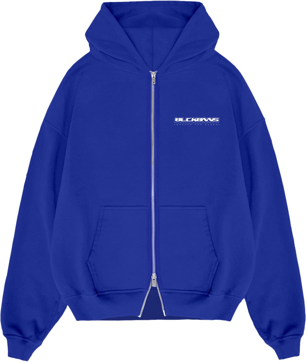 Black Bananas Ttd Zip Hoodie Blauw