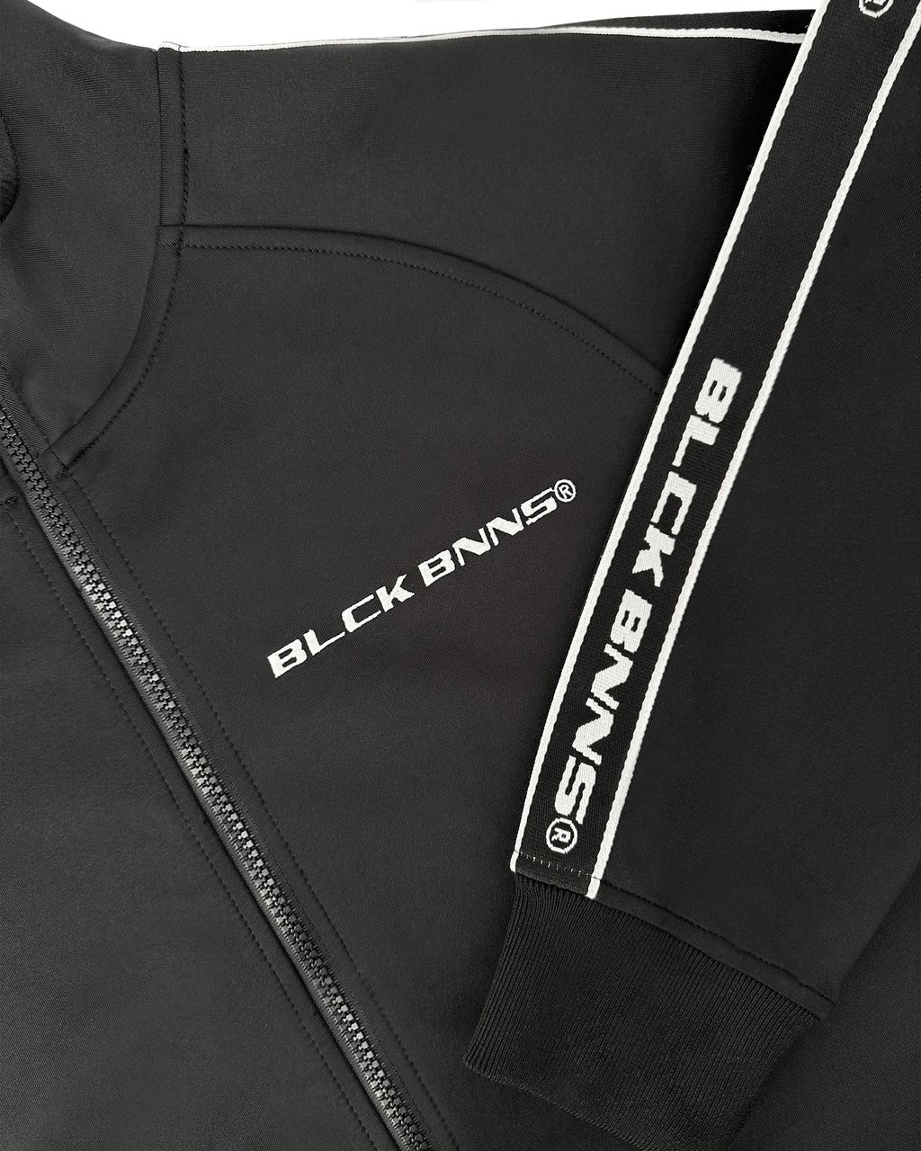 Black Bananas Taped Tracktop Zwart