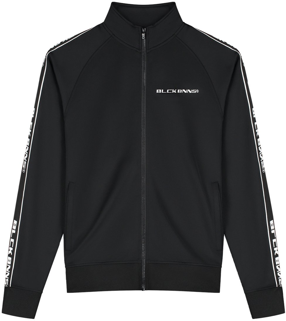 Black Bananas Taped Tracktop Zwart