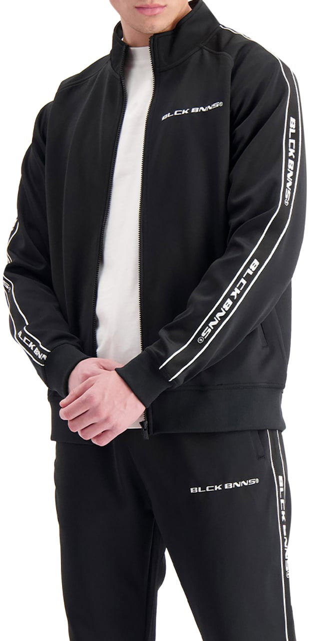 Black Bananas Taped Tracktop Zwart