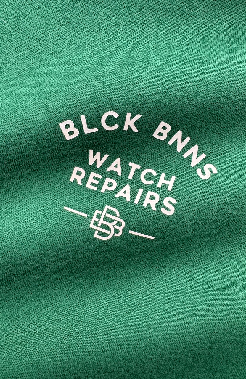 Black Bananas Watch Repairs Hoodie Groen