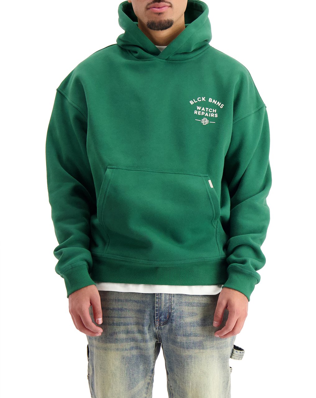 Black Bananas Watch Repairs Hoodie Groen