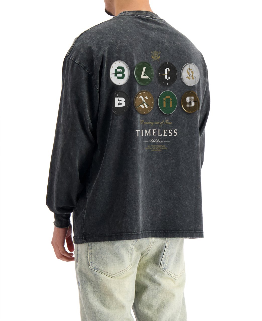 Black Bananas Timeless Longsleeve Zwart