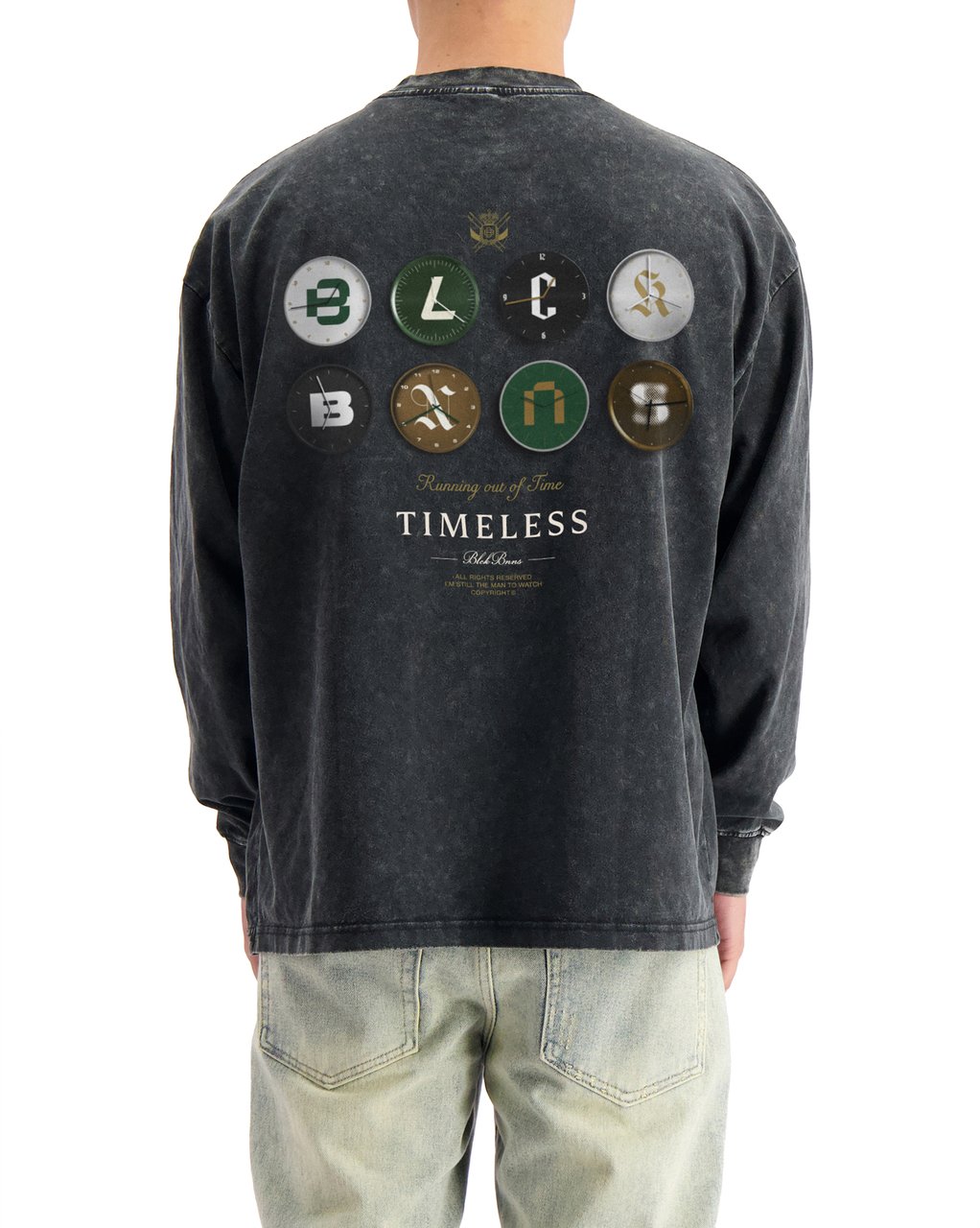 Black Bananas Timeless Longsleeve Zwart