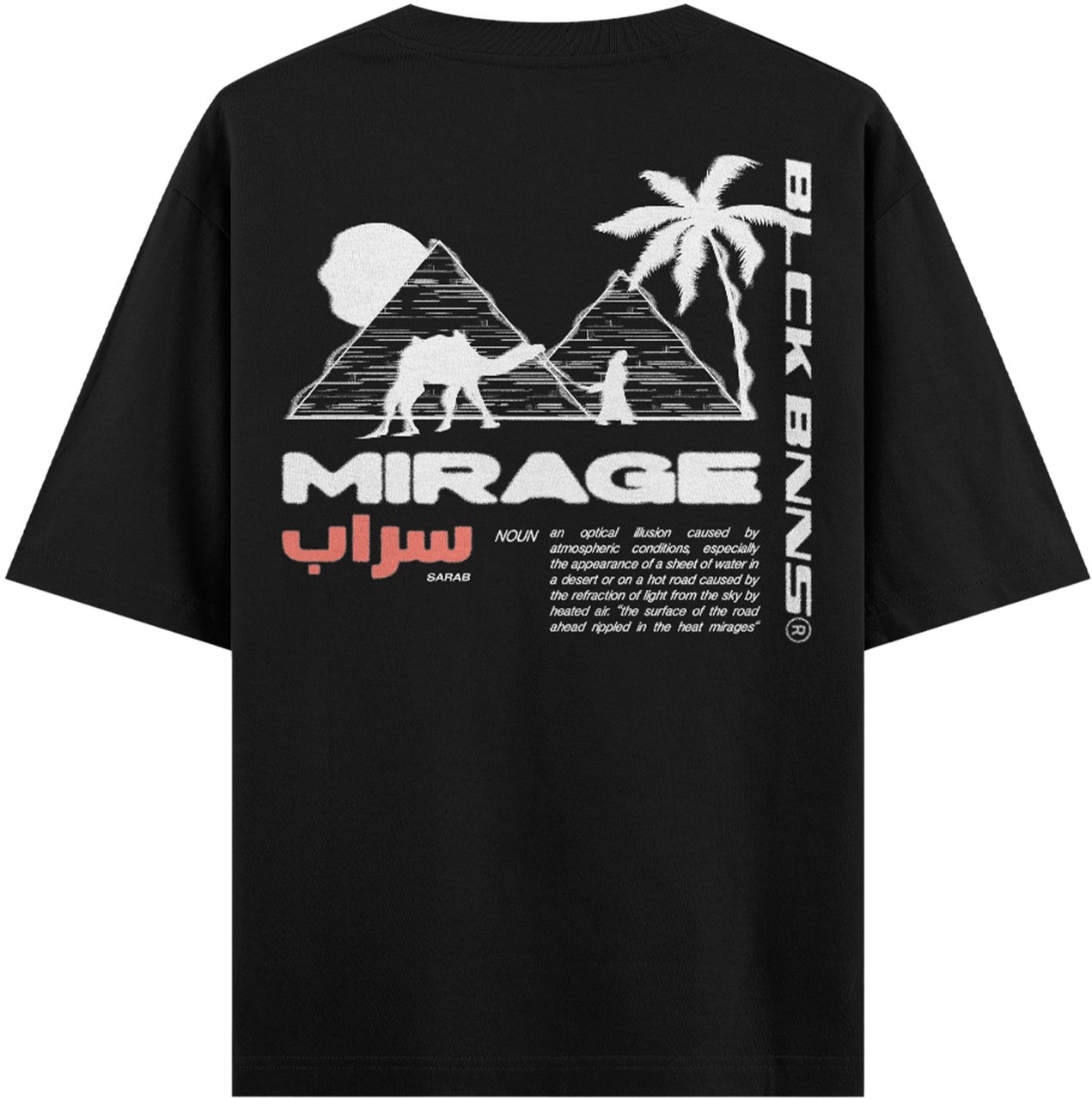 Black Bananas Mirage T-shirt Zwart