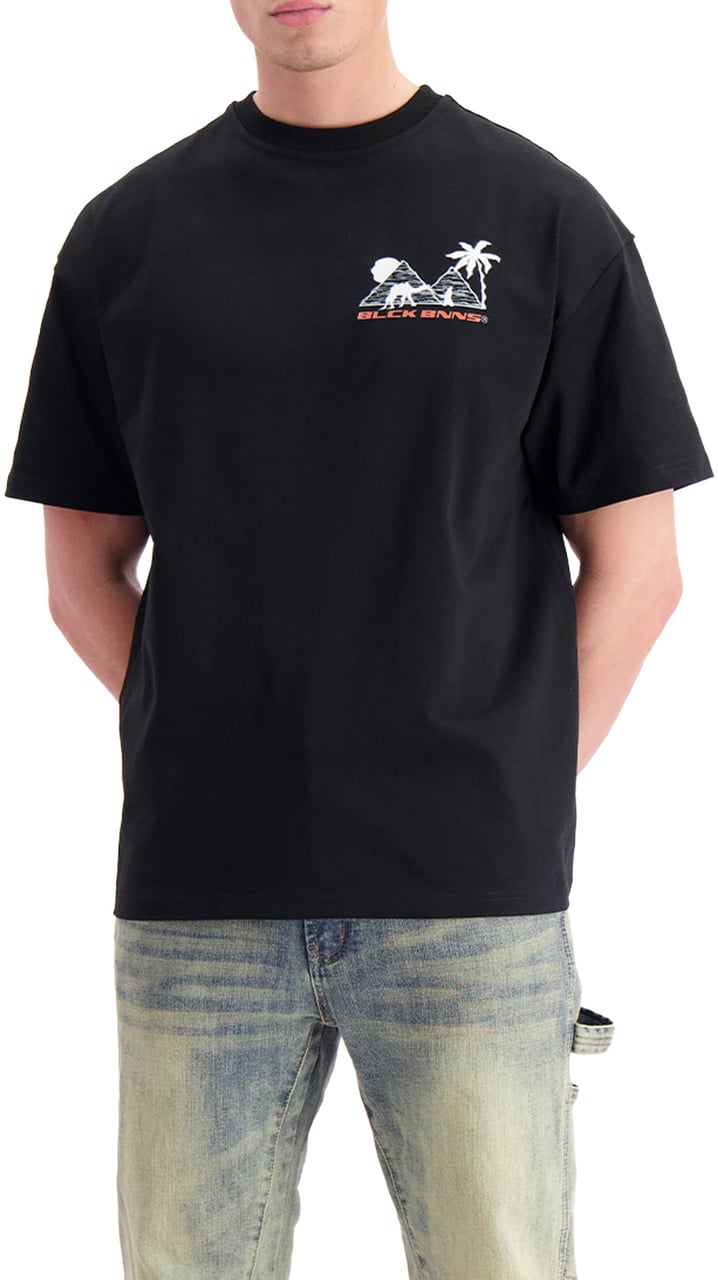 Black Bananas Mirage T-shirt Zwart